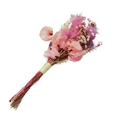 Imagem de Planta Seca Mini Buquê Cores Selecionadas 25 cm - Pense Flores, Rosa