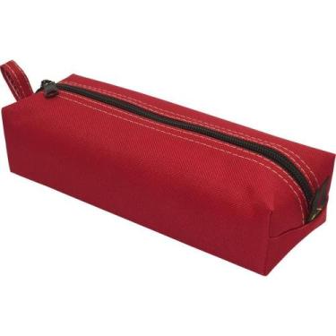 Imagem de Estojo Lona Grande Vermelho - Tilibra
