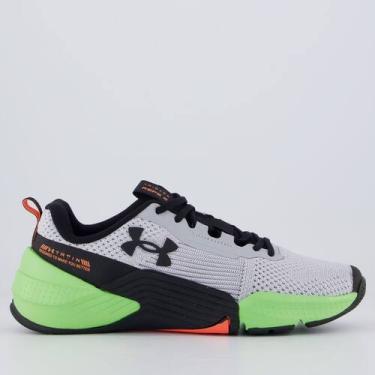 Imagem de Tênis Under Armour Tribase Reps 2 Cinza e Verde, 37