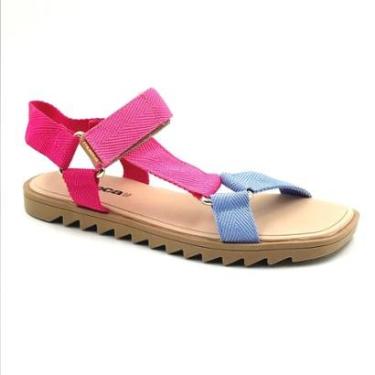 Imagem de Sandália Moleca FlatForm Tratorada Multi Color 5454101-Feminino