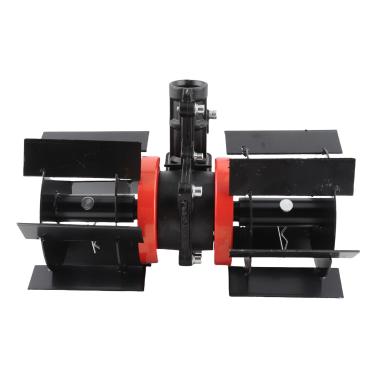 Imagem de Roda de remoção de ervas daninhas universal 9 dentes alumínio ferro profundo desempenho atualização para cortador de grama leme escarificador acessório 10 cm diâmetro (26 mm)