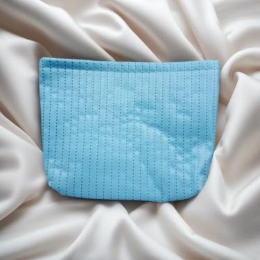 Imagem de Bolsa de cosméticos, sacola, bolsa de armazenamento de maquiagem de viagem, bolsa de cosméticos fofa, bolsa de moedas, bolsa de armazenamento de acessórios estéticos estilo feminino 257, Azul, 26*8