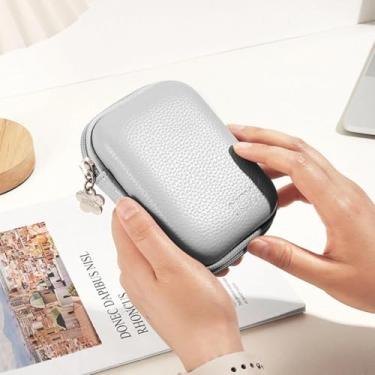 Imagem de 1 caixa de armazenamento de câmera CCD cinza mini bolsa para câmera adequada para Panasonic, Sony, Canon, Fuji capa protetora