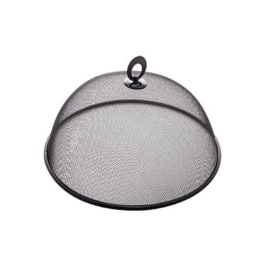 Imagem de Tela de Metal Protetora de Alimentos Preta 24,5x9cm Lyor