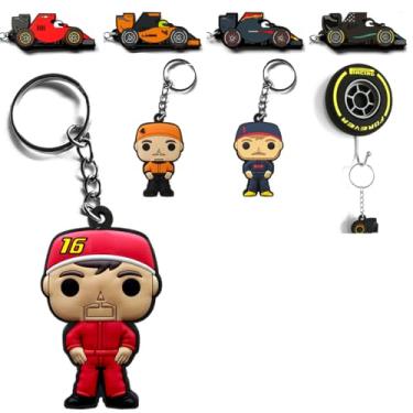 Imagem de Chaveiro de carro de motorista de corrida para carro compatível com Fórmula 1 F1 acessório de presente de fã do time, Fr Charles, P