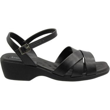 Imagem de Sandalia Salto Baixo Beira Rio Napa Turim  Confortável Feminina