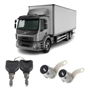 Imagem de Kit Cilindros Miolo Porta Dianteira Dir Esq Volvo VM Após 13