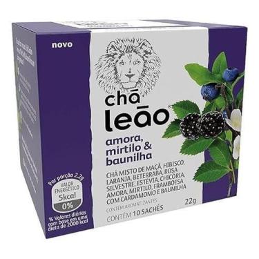 Imagem de Chá Leão Sabor Amora, Mirtilo & Baunilha 22g