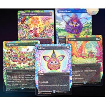 Imagem de MTG Decks & More Compatible with Furby: Secret Lair x Furby: Doo-ay NOO-lah​ (Confetti Foil Edition)