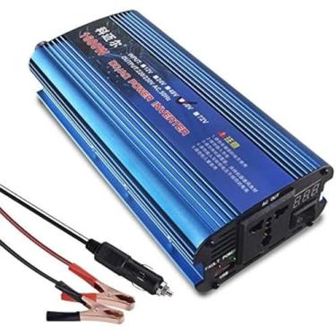 Imagem de Inversor De Energia 1200w 1600w 2200w, Inversor De Onda Senoidal Modificado Dc 12v/24v/36v/48v/60v/72v Para Ac 220v/230v Conversor De Energia Com Porta Usb Para Carros, Caravanas, Ba, 1600W, 60v