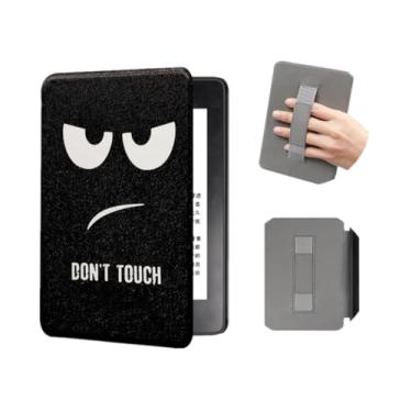 Imagem de Akacy Capa com função hibernar/despertar automática para Kindle Paperwhite de 7.0 polegadas 12ª geração lançada em 2024 (Modelo: SA568B/SA569P) padrão pintado com alça capa TPU (6)