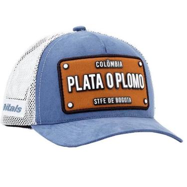 Imagem de Boné itals Plata o Plomo e Marrom-Unissex