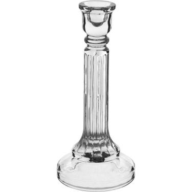 Imagem de Castiçal Porta Vela Decorativo Home&co Eco Crystal 25x11x11