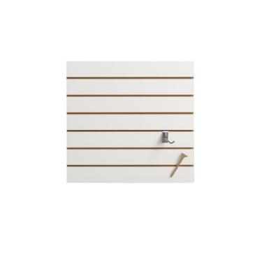 Imagem de Painel canaletado 60x60 Branco + 10 Gacnhos