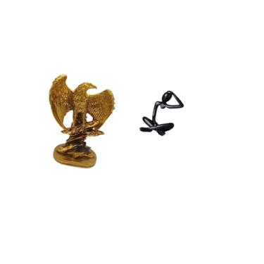 Imagem de Fenteer Escultura Abstrata Majestosa Do Pensador, Estatueta Decorativa para Escritório em Casa, Estante de Livros, Enfeite de Mesa, Coleção de Presentes de Ar