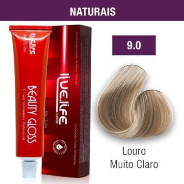 Imagem de Coloração Tintura Profissional Live Life Color 60g, 9.0 Loiro muito cl