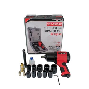 Imagem de SGT-0529AK - KIT CHAVE DE IMPACTO 1/2" (82 KGF.M)