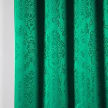 Imagem de Cortina Porta Jacquard Cortinas para Sala e Quarto Cozinha(Verde bandeira)