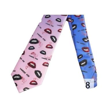 Imagem de Gravata Masculina Estampada Pato Amarelo Macia Casual Elegante Para Ca