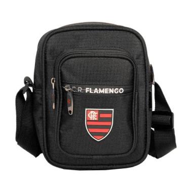 Imagem de Shoulder Bag Transversal Resistente Casual Escola Faculdade Flamengo M