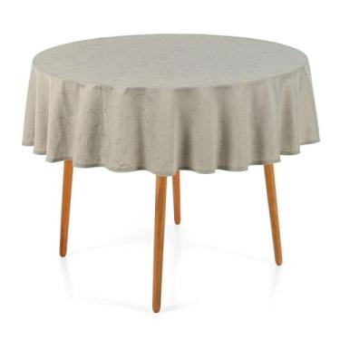 Imagem de Karsten, Toalha Mesa Redonda Jacquard Melli 160cm Karsten Cor:Cinza