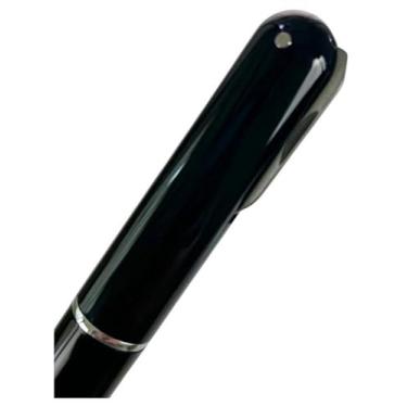 Imagem de Saca-Rolhas Pneumático, Plástico e Metal, Preto, 20cm Altura, com Lâmina Retrátil, Compatível com Rolhas Naturais, 50g