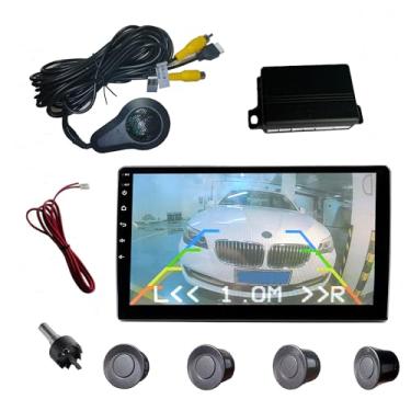 Imagem de SANDETOUN Kit de sensor de estacionamento kit de sensor de reserva sensor reverso para carro 18 opções de cores para sondas ajustável alarme volume profissional sensor de reversa para carro assistente