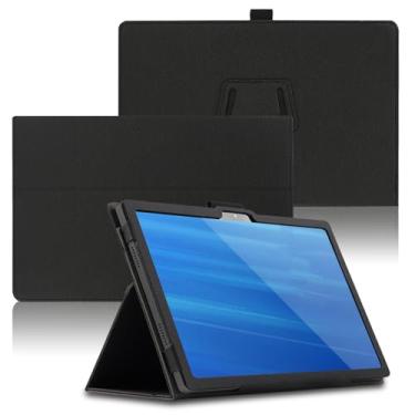 Imagem de Keihok Capa para tablet Wacom MovinkPad Pro 14 de 14 polegadas com alça de mão e suporte para lápis, capa dobrável com suporte dobrável para Wacom MovinkPad Pro 14. (preta)