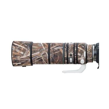 Imagem de Capa de lente para Canon RF 200-800 mm F/6.3-9 é capa de proteção para lente de câmera de camuflagem (cor #camuflagem de grama murcha - à prova d'água) capa de chuva