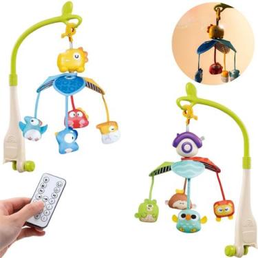 Imagem de Brinquedo Mobile Musical Bichinhos para Berço C/ Som e Luz - Castela, 