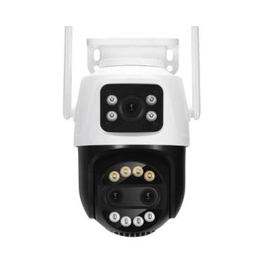 Imagem de Câmera De Vigilância Externa 12MP 6K Wifi Com Zoom 8X, Tela Dupla, Det