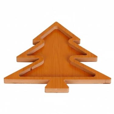 Imagem de Petisqueira em MDF Árvore de Natal 21x21cm Madeira Decoração Ceia