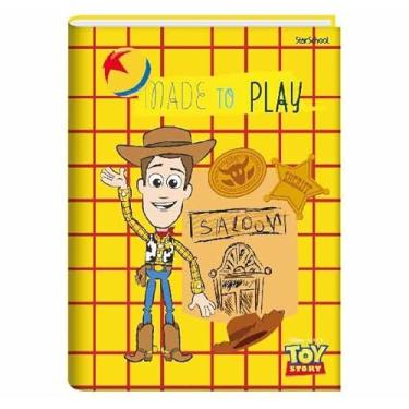 Imagem de Starschool – Caderno Universitário Capa Dura Costurado Toy Story Disney Pixar | 80 Folhas, 1 Matéria | Maior Durabilidade e Estilo Clássico para Estudos