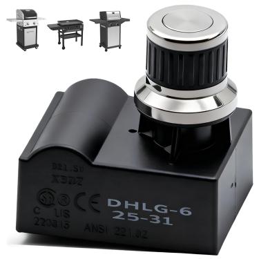 Imagem de Substituição de ignição para churrasqueira, 6 tomadas machos, gerador de faísca, ignição eletrônica, bateria AA, Ignitores de grelha, Ignitor de churrasqueira, serve para substituição de ignição