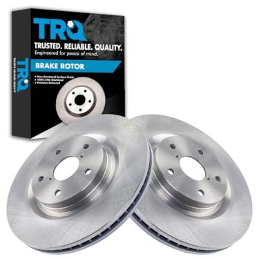 Imagem de TRQ Conjunto de 2 pares de rotor de freio a disco dianteiro LH RH para Subaru Forester Limited Premium Sport Touring 2019-2020