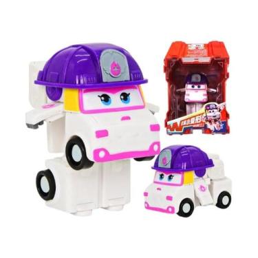 Imagem de Figuras De Ação De Robô Transformável Super Wings Para Crianças Mini E