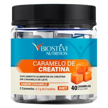 Imagem de Biostévi Caramelo de Creatina Nutrition Sabor Caramelo | Suplemento de Creatina | 40 Caramelos