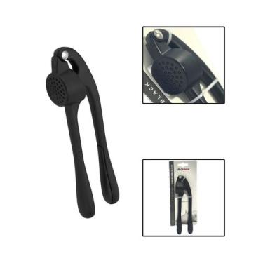 Imagem de Espremedor Alho Liga Zinco Preto - UnyHome