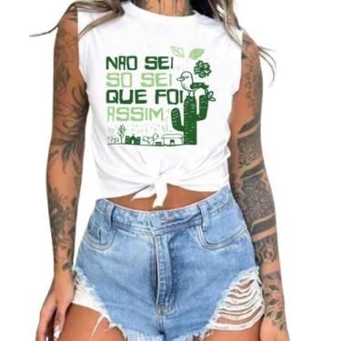 Imagem de Cropped T-Shirts Feminino Estampado Várias Estampas 76 - megan basic, 