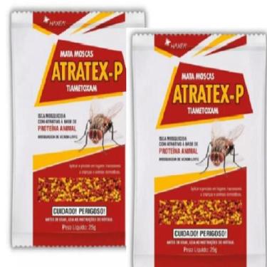 Imagem de Isca Mosquicida Mata Moscas Atratex-p Atrativo Kit 2 X 25g