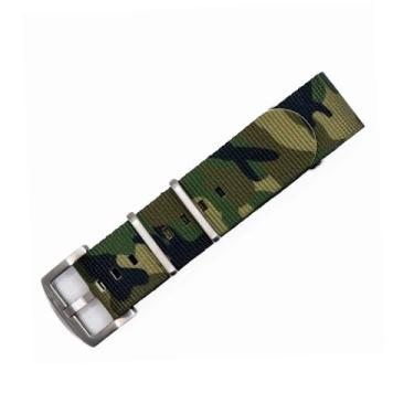 Imagem de BluShark - Pulseira de relógio à prova d'água estilo militar da coleção original, serve para todas as marcas de relógios, acessórios de relógio de pulso de nylon durável com fivela de aço inoxidável