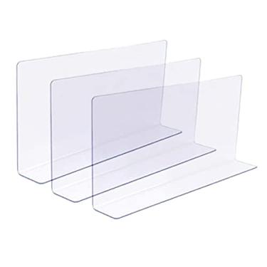 Imagem de Bloqueador de brinquedos para sob o fogão, defletor de sofá de 3 camas para evitar que coisas de animais de estimação brinquedos cheguem ao fundo, protetores de pára-choques transparentes com fita a