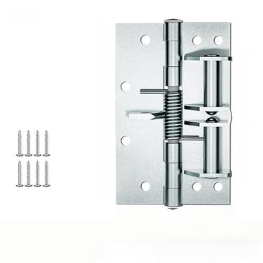 Imagem de Fechador de porta automático reforçado 3 em 1, dobradiças de mola invisíveis co