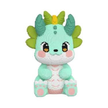 Imagem de Blocos De Montar Dragão Kawaii Presente De Ano Novo 2024 Para Meninos 