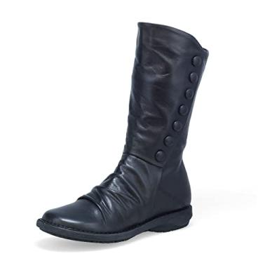Imagem de Miz Mooz Petrillo Bota feminina cano médio, Preto, 6.5-7