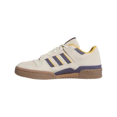Imagem de adidas Tênis masculino Wonwhi/Previo/Preyel Forum Low CL Wonder whitePreloved Violet/Preloved Yellow 36 EUA, Multi, 7 Wide