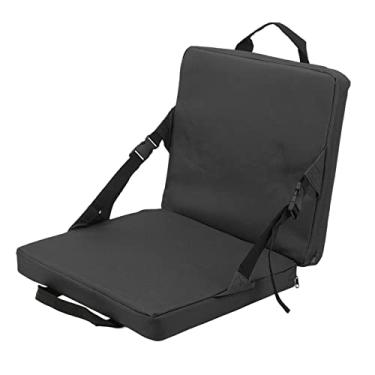 Imagem de Generic Cadeira Ao Ar Livre Com Encosto Dobrável Esponja Macia Almofada Portátil Assento do Estádio para Praia 600d Oxford Epe Esponja (#3)