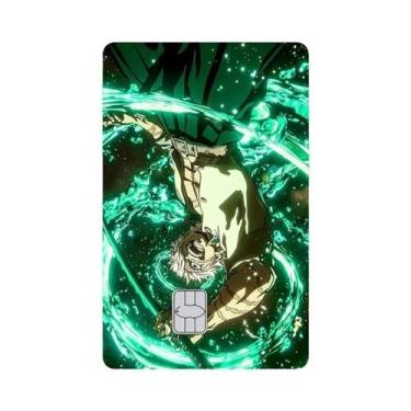 Imagem de Adesivos De PVC Para Cartão De Crédito Anime DIY Nezuko Tanjirou Tomio