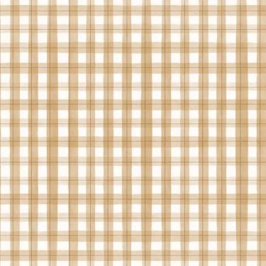 Imagem de Papel De Parede Revoada Xadrez Picnic Pincelada Marrom 4442