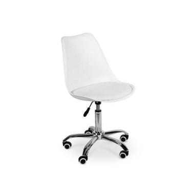 Imagem de Cadeira Eiffel Office Base Giratória - Branca - Magazine Decor